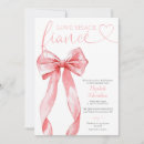 Search for fiance invitations Pink bow