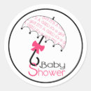 Search for pink black baby shower stickers Black and white