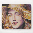 Recherche de visage femme tapis souris Beau