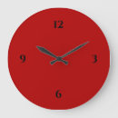 Search for black and red clocks Minimalist