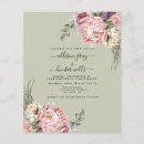 Search for dusty rose and sage wedding invitations Elegant