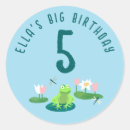 Search for cute frog stickers Kids birthday