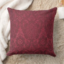 Search for red velvet pillows Vintage