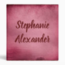 Search for deep red binders Trendy