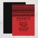 Search for black lace invitations Gothic