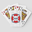 Recherche de las vegas wedding playing cards Monogramme