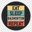 Search for badminton player stickers Tennis