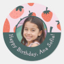 Search for happy birthday pattern stickers Any age birthday