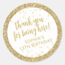 Search for confetti birthday stickers Thank you