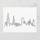 Search for black white new york city postcards Skyline