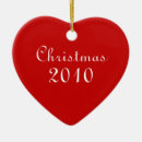 Search for heart shaped ornaments Red
