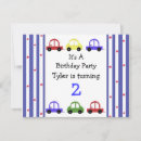 Search for cute race car birthday invitations Kids