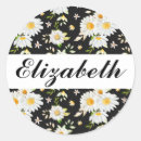 Search for black and white pattern stickers Floral