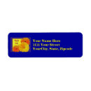 Search for gerbera daisy return address labels Yellow