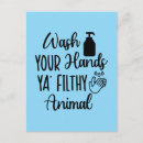 Search for hand washing postcards Soap