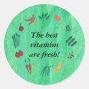 Search for vitamin stickers Vegetables