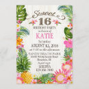 Search for luau sweet 16 invitations Pineapple