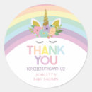Search for girly unicorn stickers Rainbow