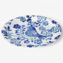 Search for floral graduation plates Blue