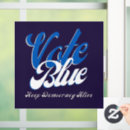 Search for political signs Vote blue