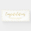 Search for retirement congratulations banners Gold
