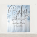 Recherche de baby shower backdrops Bleu et argent