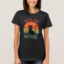 Search for evil womens tshirts Cat