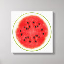 Search for slices canvas prints Red