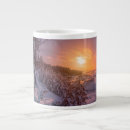 Search for sunset in snow mugs Winter