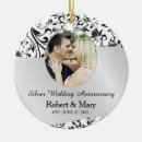 Search for 25th wedding anniversary ornaments Simple