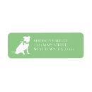 Search for bull terrier dog return address labels Pitbull