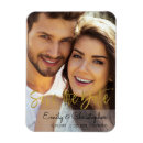 Search for gold foil save the date magnets Engagement