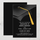 Search for black capped invitations Modern