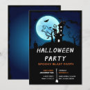 Search for castle at night invitations Scary