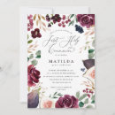 Search for pink and purple first communion invitations Chic