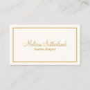 Search for ivory business cards Chic