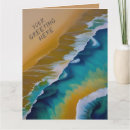 Search for sandy beach cards Turquoise