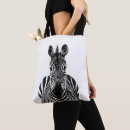 Search for black and white african bags Zebra
