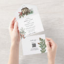 Search for christmas tree wedding invitations Watercolor