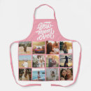 Search for happy pink aprons Photo collage