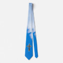 Recherche de crucifix cravates Bleu