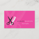Search for cute girly business cards Salon
