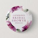 Search for chic floral buttons Bridal shower