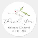 Search for christmas thank you stickers Rustic