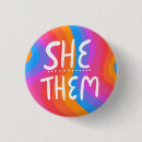 Search for genderfluid pride buttons Pronouns