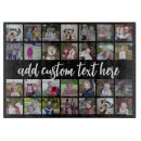Search for black and white cutting boards Photo collage