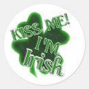 Search for kiss me for luck stickers Irish