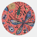 Search for red flower drawing stickers Nature