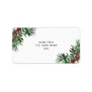 Search for pine branches return address labels Modern