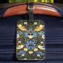 Search for william morris luggage tags Strawberry thief